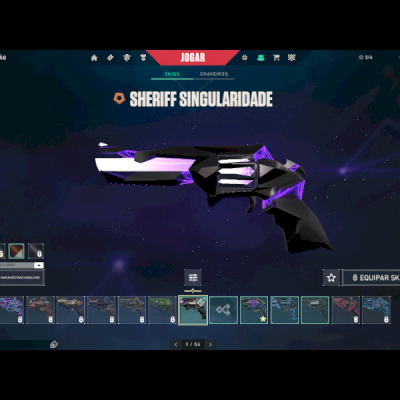 Conta de Valorant com Vandal arcane e sheriff singularidade