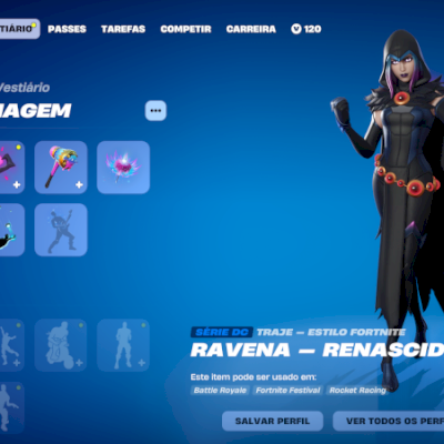 CONTA FORTINTE - SKINS DESDE O CAPITULO 2 TEMPORADA 2