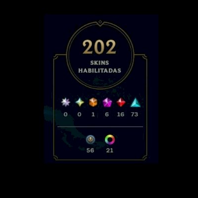 CONTA DE LOL COM 202 SKINS