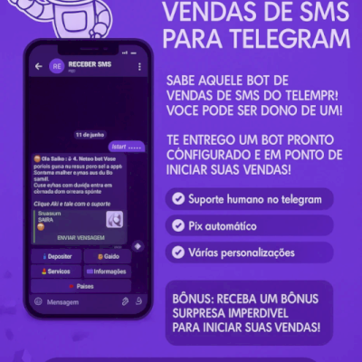 Bot Telegram Sms Numero Virtual - Script Python