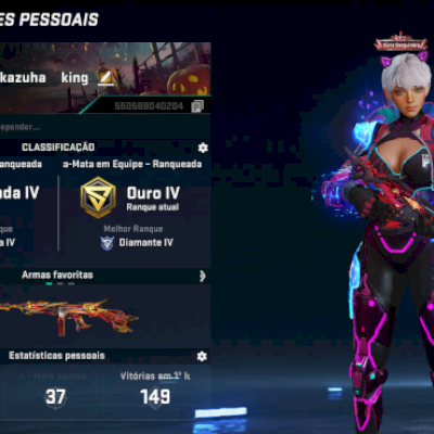 Conta blood Strike com bastantes skins, armas e itens