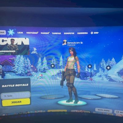 Conta fortnite dês do capítulo 1, temporada 3