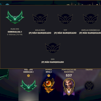 Unranked com TODOS os Champs e 202 Skins ( MONO ADC )