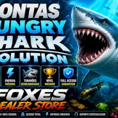 CONTAS HUNGRY SHARK EVOLUTION (FULL ACESSO) [NO SEU EMAIL]