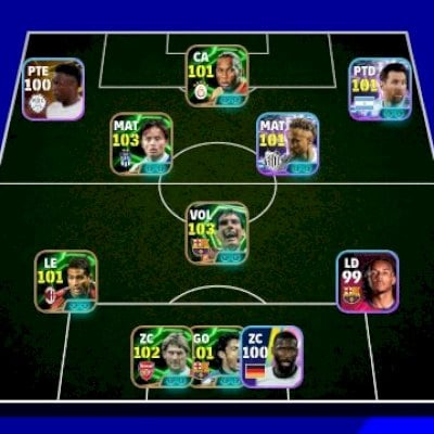 Conta eFootball Bem Montada