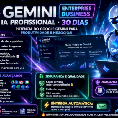 🤖 Gemini Enterprise Business – Ia Profissional (30 Dias)