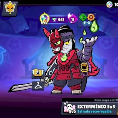 Conta de brawl stars com 80 brawl com 10 inpergarga com passe ativado com 36000t