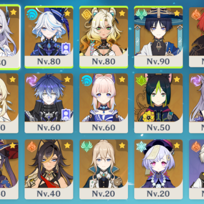 FLINS COM BISS + SKIRK + FURINA + SCARAMOUCHE + XILONEN + KOKOMI