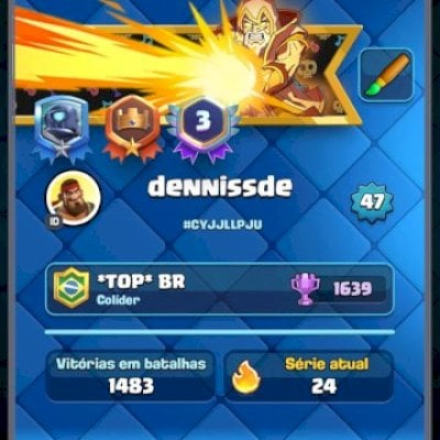 Conta intermediária Clash royale