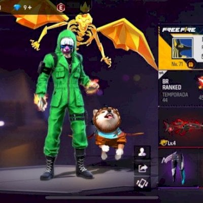 CONTA DO FREE FIRE GEMADA