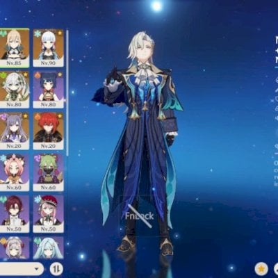 Conta Genshin Impact AR alto | Furina C1 + Neuvillette lvl 90 + 2 armas 5★ etc..