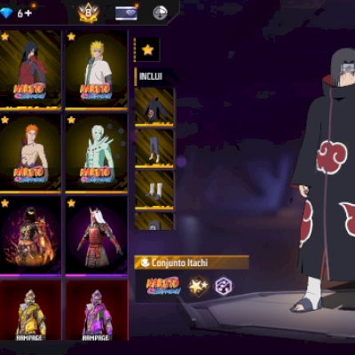 Conta prime 8 com cap 2 completo e 6 armas evolutivas nível máximo