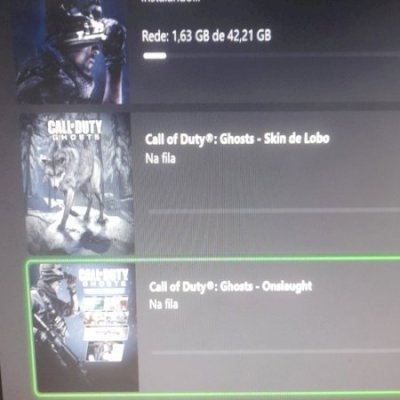 Call of duty ghosts edição golde, conta xbox