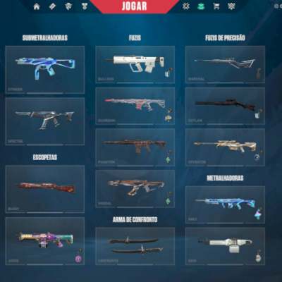 Conta Valorant/Lol/Lor muitas skins nos jogos e muito lvl