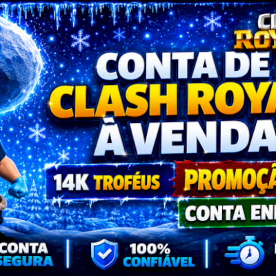 Conta Clash Royale | 14k de troféus | Arena Seasonal 1