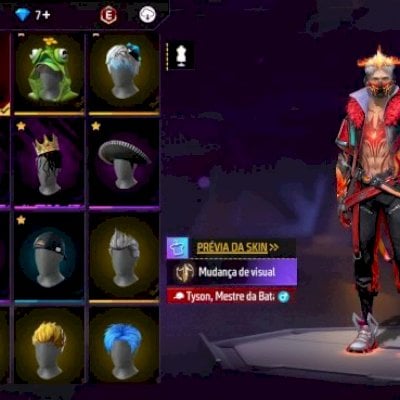 Conta parada com diabao e alguns itens raro