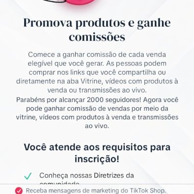 VENDO CONTA DO TIK TOK SUPER ENGAJADA TIK TOK SHOP ✅