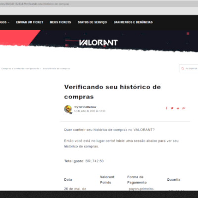 Conta valorant para sair agora abaixo o preço