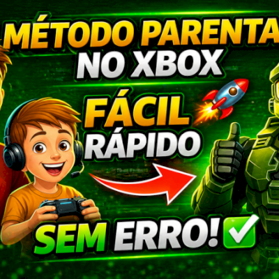 Ensino o modo correto de Configuração de método parental Xbox one e séries x/s