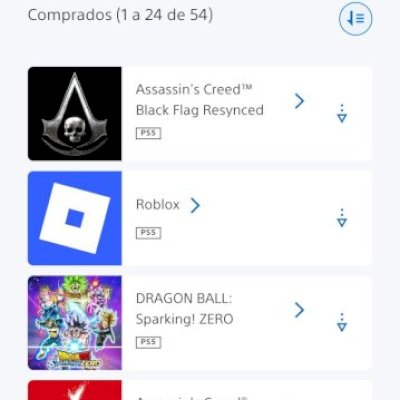 Conta PSN vários Jogos