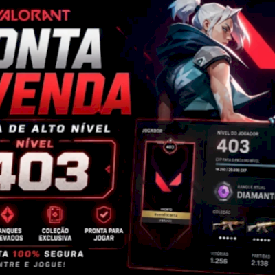 Conta Valorant com Muitas Skins,nvl 403, mais de 1500 gasto!!