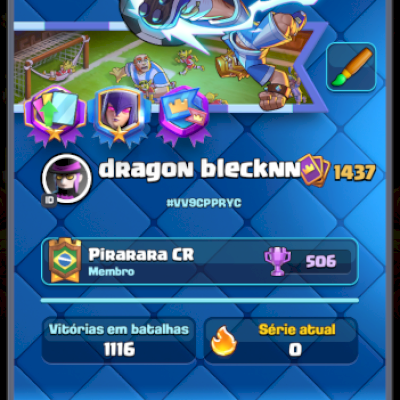 Conta de Clash Royale boa cartas nível 15