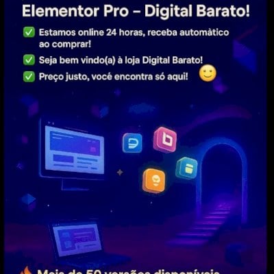 🚀 Mais de 50 versões do Elementor Pro disponíveis para você! 🎉