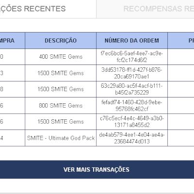 CONTA SMITE - Ultimate God Pack BARATO!