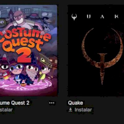 Conta recheada de jogos