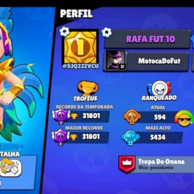 CONTA BRAWL STARS E CLASH ROYALE UPADAS!!!