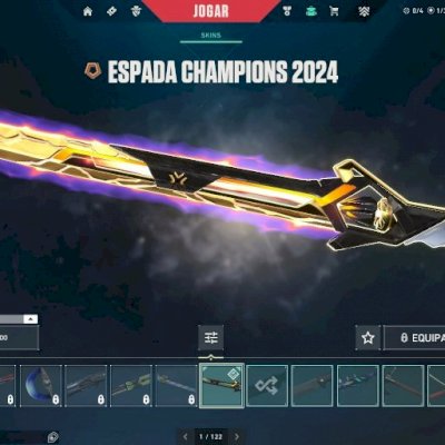 CONTA VALORANT TOP COM MAIS DE 6 FACAS CHAMPIOS 2024