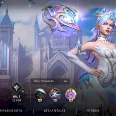 Conta Esmeralda II, 120 campeões, 100 Skins, Nível 151