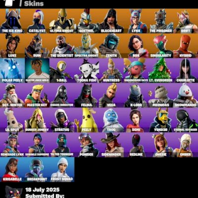CONTA FULL ACESS FORTNITE EPIC GAMES +90 JOGOS E MUITAS SKINS (PREÇO INCRIVEL)