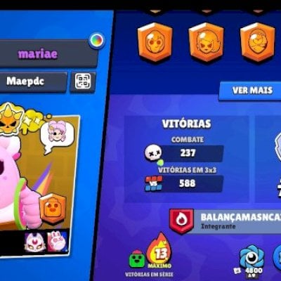 Venda de conta Brawl Stars para sair hoje