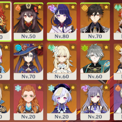 MAVUIKA + HUTAO + RAIDEN + ALHAITHAM + KAZUHA + AYAKA + ALBEDO