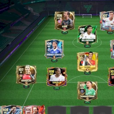 Conta De EA FC mobile 108 de over com Diogo jota 🕊