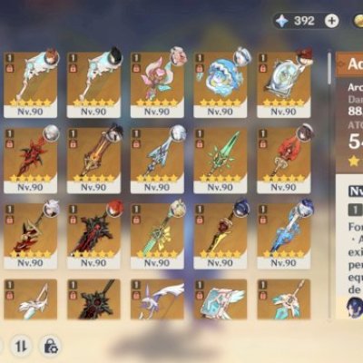 Conta Genshin Impact AR60 - CONTA MUITO BOA