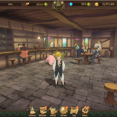 Conta nova 7ds com 900 diamantes para banner futuro