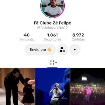Vendo conta do tik Tok engajada