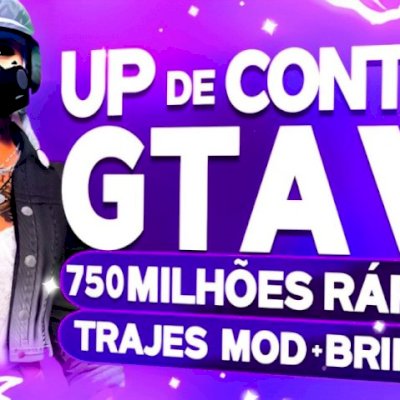 UP DE CONTAS GTA V ONLINE PC | 200% MAIS BARATO |
