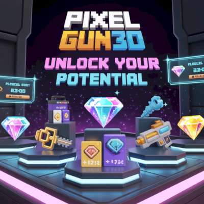 PIXEL GUN 3D [MELHOR PREÇO] 100k GEMAS + BRINDES
