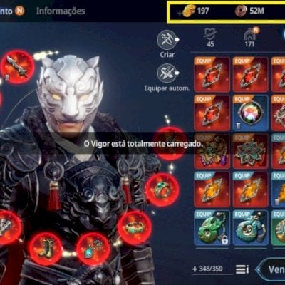 Conta MIR 4 Guerreiro 142k | ⛏️ Minera em 4s | 🚨 197 de Gold | 3.4m de DS 🚨