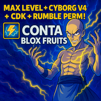 Conta Blox Fruits Completa – Max Level + CDK + Perm rumble