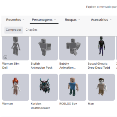 Conta de Roblox com Korblox