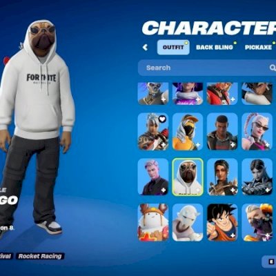 CONTA LEVEL 2514 / 1385 COSMÉTICOS/ 1.250 VBUCKS / CONTA OG / 7 JOGOS NA EPIC