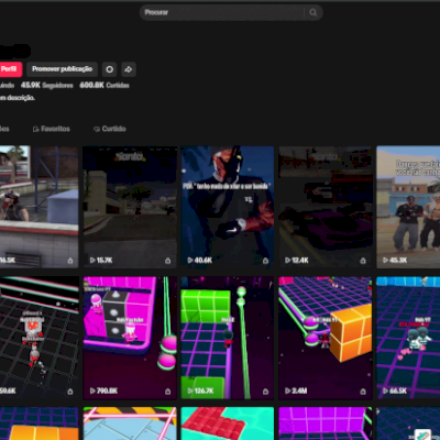 CONTA TIKTOK, 45k DE SEGUIDORES!