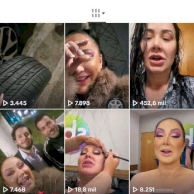 Vendo conta do tik Tok bem engajada com 4382