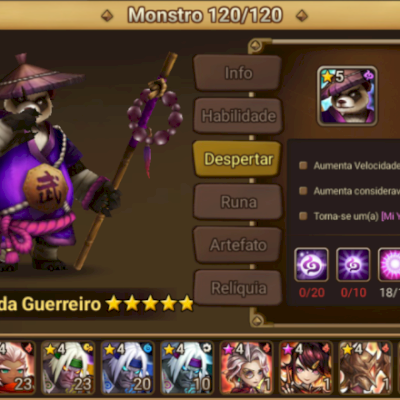 Nat5LD Mi Ying (Panda Dark) Summoner War - Conta Nova