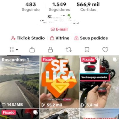 Conta do tiktok, Tiktok shop ativado