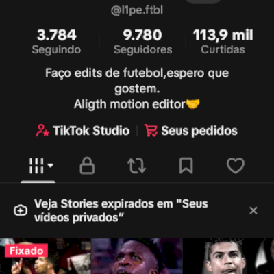 📢 VENDE-SE CONTA TIKTOK 9780 SEGUIDORES 🔥
